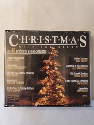 Bild des Verkufers fr Christmas with the Stars (28 tracks) Four Tops, Bing Crosby, Drifters, . [2 CD] zum Verkauf von Books.Unlimited