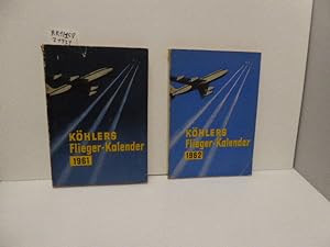 Köhlers Flieger-Kalender 1961 (13.Jahrgang) und 1962