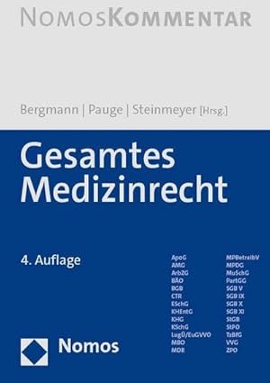 Immagine del venditore per Gesamtes Medizinrecht venduto da unifachbuch e.K.