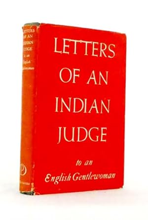 Seller image for Letters of an Indian Judge to an English Gentlewoman. for sale by Adelaide Booksellers