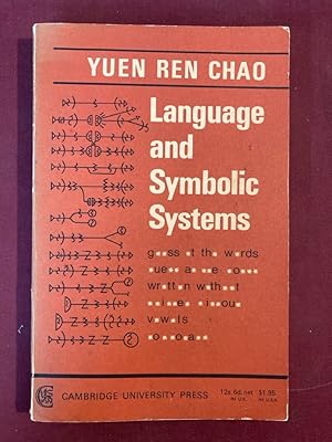Bild des Verkufers fr Language and Symbolic Systems. zum Verkauf von Plurabelle Books Ltd