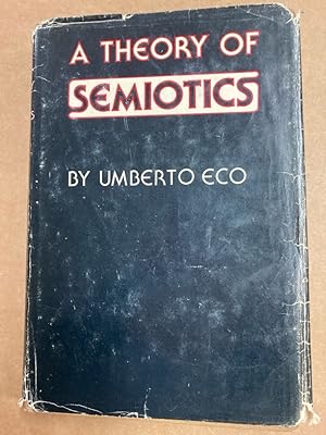 Immagine del venditore per A Theory of Semiotics. venduto da Plurabelle Books Ltd