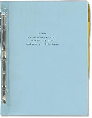 Image du vendeur pour Election (Original screenplay for the 1999 film) mis en vente par Royal Books, Inc., ABAA