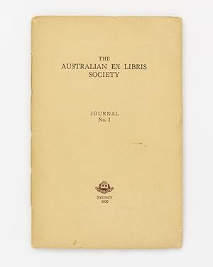 Imagen del vendedor de The Australian Ex Libris Society. Journal No. 1 a la venta por Michael Treloar Booksellers ANZAAB/ILAB