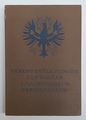 Immagine del venditore per Ver�ffentlichungen des Tiroler Landesmuseum Ferdinandeum. Band 55 - Jg. 1975. Mit s/w-Abb. venduto da Der Buchfreund