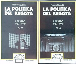 Bild des Verkufers fr La politica del regista. Il teatro 1967-1979 2 vv. zum Verkauf von Librodifaccia