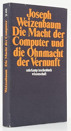 Imagen del vendedor de Die Macht der Computer und die Ohnmacht der Vernunft. - a la venta por Antiquariat Tautenhahn