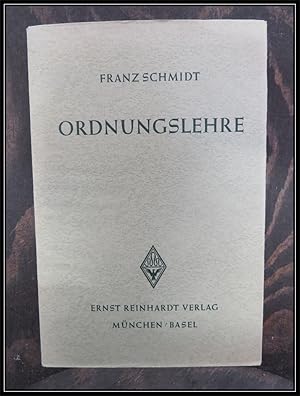 Ordnungslehre.