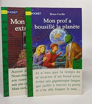 Lot de 2 histoires de Bruce Coville: Mon prof a bousillé la planète / Mon prof est un extraterrestre