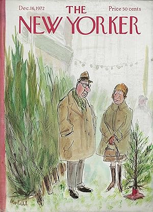 The New Yorker December 16, 1972 Frank Modell Cover, Complete Magazine
