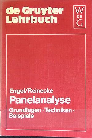Image du vendeur pour Panelanalyse : Grundlagen, Techniken, Beispiele. De-Gruyter-Lehrbuch mis en vente par books4less (Versandantiquariat Petra Gros GmbH & Co. KG)