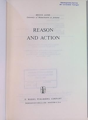 Bild des Verkufers fr Reason and Action Philosophical Studies Series, 9 zum Verkauf von books4less (Versandantiquariat Petra Gros GmbH & Co. KG)