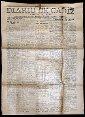 DIARIO DE CADIZ - ENERO DE 1927 - AÑO LXI Nº 27641