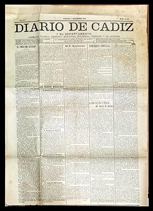 DIARIO DE CADIZ Y SU DEPARTAMENTO AÑO LI Nº 25.194 SABADO 7 DICIEMBRE 1918