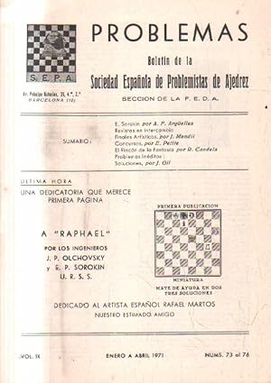 ENERO A ABRIL. 1971. Nº 73 AL 76.