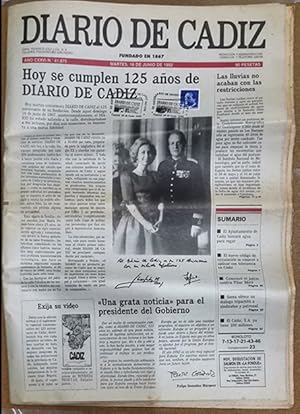 DIARIO DE CADIZ AÑO CXXVI Nº 41875 MARTES 16 DE JUNIO DE 1992