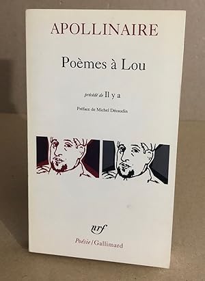Seller image for Pomes  Lou. Il y a for sale by librairie philippe arnaiz