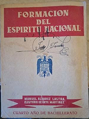 FORMACION DEL ESPIRITU NACIONAL. CUARTO AÑO DE BACHILLERATO.