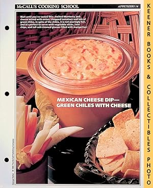 McCall's Cooking School Recipe Card: Appetizers 14 - Chile Con Queso : Replacement McCall's Recip...