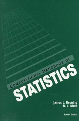 Imagen del vendedor de Computational Handbook of Statistics a la venta por GreatBookPrices