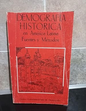 Bild des Verkufers fr Demografa Histrica en Amrica Latina. zum Verkauf von Libros de Ultramar Alicante