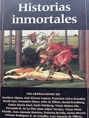 Image du vendeur pour HISTORIAS INMORTALES mis en vente par Libros Macaon