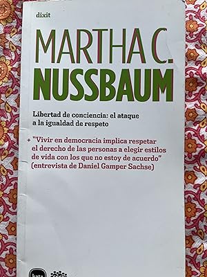 Seller image for MARTHA C. NUSSBAUM Dixit for sale by Libros Macaon