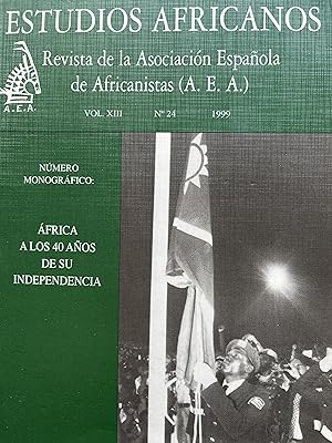 Seller image for FRICA A LOS 40 AOS DE SU INDEPENDENCIA. (Nmero Monogrfico). ESTUDIOS AFRICANOS. Revista de la Asociacin Espaola de Africanistas (A.E.A.). Vol. XII N. 24. 1999 for sale by Libros Macaon
