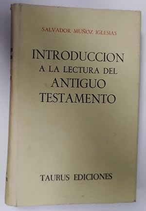 Imagen del vendedor de Introduccin a la lectura del antiguo testamento a la venta por La Leona LibreRa