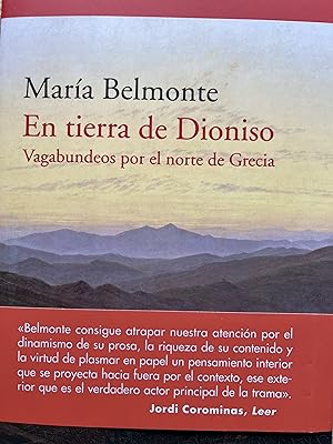 Imagen del vendedor de EN TIERRA DE DIONISO. Vagabundeo por el norte de Grecia a la venta por Libros Macaon