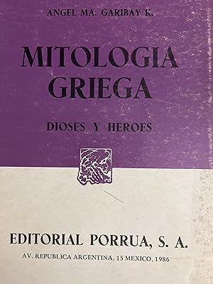 Immagine del venditore per MITOLOGA GRIEGA. Dioses y Hroes venduto da Libros Macaon