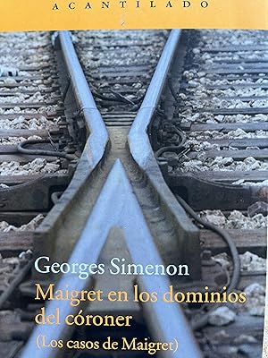 Imagen del vendedor de MAIGRET EN LOS DOMINIOS DEL CRONER. (Los casos de Maigret) a la venta por Libros Macaon