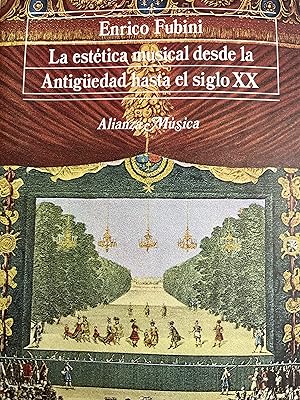 Imagen del vendedor de LA ESTTICA MUSICAL DESDE LA ANTIGEDAD HASTA EL SIGLO XX a la venta por Libros Macaon