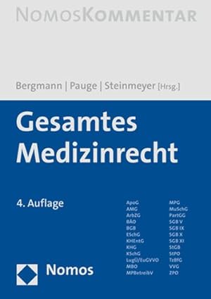 Immagine del venditore per Gesamtes Medizinrecht -Language: German venduto da GreatBookPricesUK
