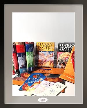 Bild des Verkufers fr The Harry Potter series - Complete set original Bloomsbury Hardback first editions with PROMO items - Fine zum Verkauf von Winters Rare Books