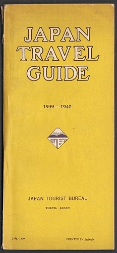 Japan Travel Guide 1939-1940.