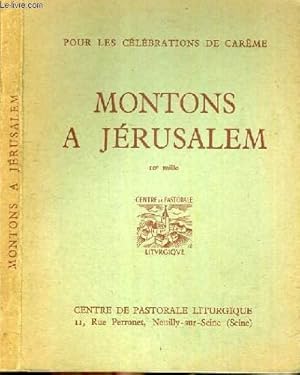 Bild des Verkufers fr POUR LES CELEBRATIONS DE CAREME MONTONS A JERUSALEM. zum Verkauf von Ammareal