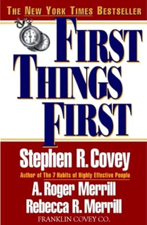 Seller image for First Things First for sale by ZBK Books