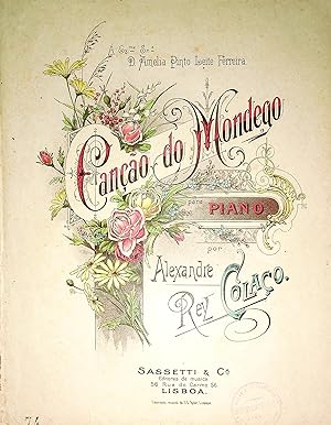 Cançao do Mondego para Piano. A Exma. Sra. D. Amelia Pinto Beite Ferreira.