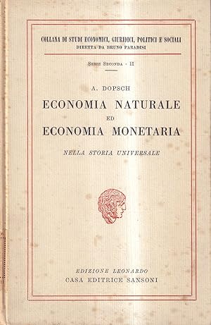 Economia naturale ed economia monetaria nella storia universale