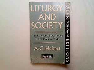 Imagen del vendedor de Liturgy and Society a la venta por Goldstone Rare Books