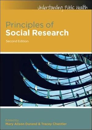 Seller image for Principles Of Social Research for sale by WeBuyBooks