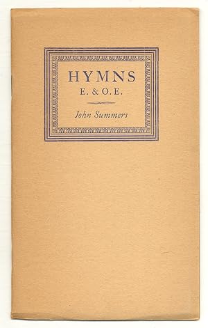 Image du vendeur pour Hymns E. & O. E. mis en vente par Between the Covers-Rare Books, Inc. ABAA