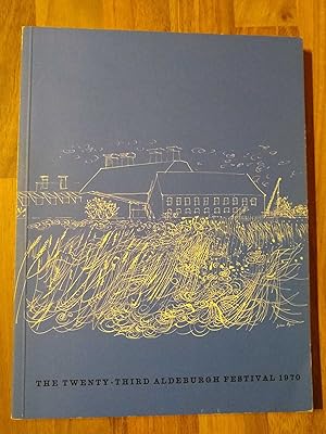 Bild des Verkufers fr Programme for The Twenty-Second Aldeburgh Festival of Music and the Arts 1970. In association with the Arts Council of Great Britain and the English Opera Group zum Verkauf von The Petersfield Bookshop, ABA, ILAB