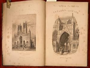 Seller image for WINKLES'S ARCHITECTURAL AND PICTURESQUE ILLUSTRATIONS OF THE CATHEDRAL CHURCHES OF ENGLAND AND WALES. The Drawings made from sketches taken expressly for this work by Robert Garland, Architect. With an Historical and Descriptive Account. Volume II: Lincoln Cathedral. for sale by studio bibliografico pera s.a.s.