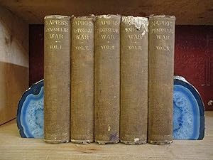 Imagen del vendedor de History of the War in the Peninsula and in the South of France in Five Volumes with Portraits and Plans [Complete Five Volume Set] a la venta por The Merrickville Book Emporium