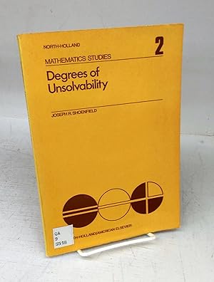 Image du vendeur pour Degrees of Unsolvability mis en vente par Attic Books (ABAC, ILAB)