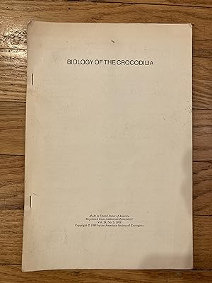 Bild des Verkufers fr BIOLOGY OF THE CROCODILIA zum Verkauf von Paul Gritis Books