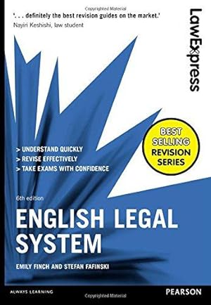 Image du vendeur pour Law Express: English Legal System mis en vente par WeBuyBooks