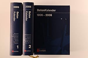 Bild des Verkufers fr BETON-KALENDER 2006. Schwerpunkt zum Verkauf von INFINIBU KG